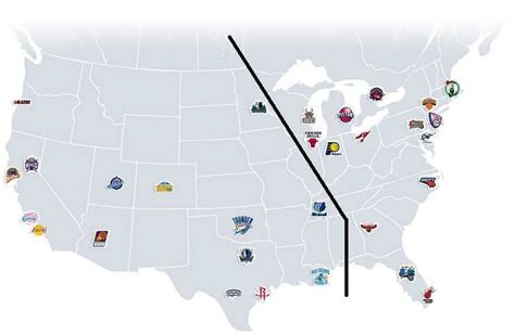 Nba Teams On A Map - Maps Model Online