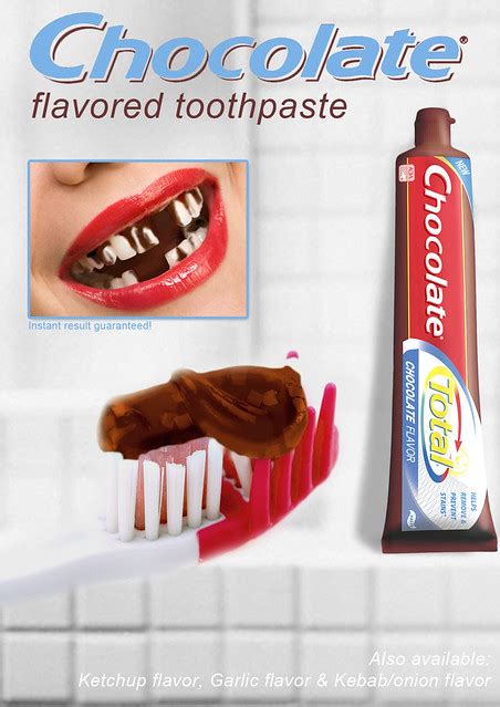 Brown is the new white – browning chocolate flavored toothpaste ...