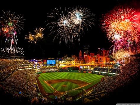 PNC Park Wallpaper for Summertime - Fireworks, 4th of July | Sporty ...