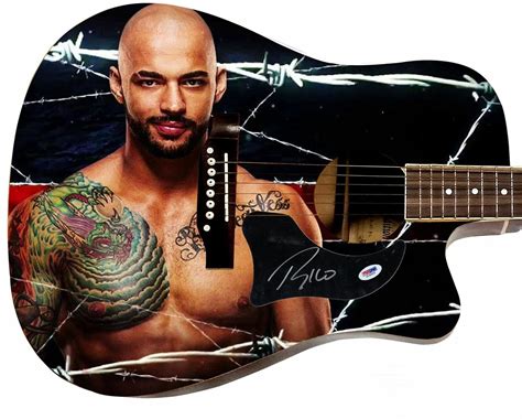 WWE Rico Constantino Autographed 1/1 Custom Graphics Photo WWF Guitar ...