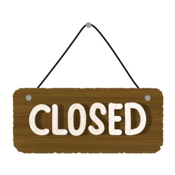 Store Closing Vector Art PNG, Closed Shop Or Store Illustration, Closed ...