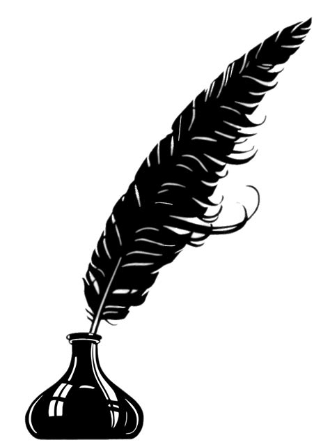 Feather Quill Pen Clipart transparent PNG - StickPNG