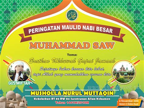 Gaya Terbaru 33+ Banner Maulid Nabi