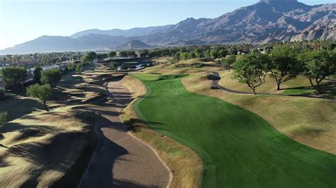 PGA West Stadium course: Aerial look at the 16th hole