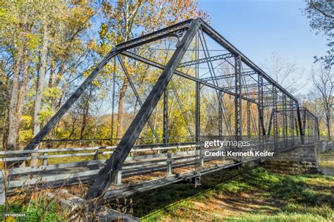 Rural Indiana Iron Bridge High-Res Stock Photo - Getty Images