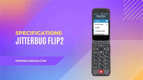 Lively Flip / Jitterbug Flip2 Specifications and Features - PhoneCurious