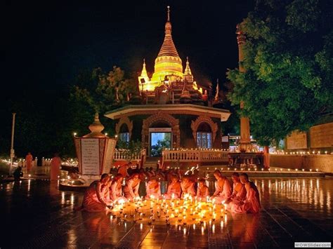 Thadingyut festival, Yangon, Myanmar, Burma, Photo