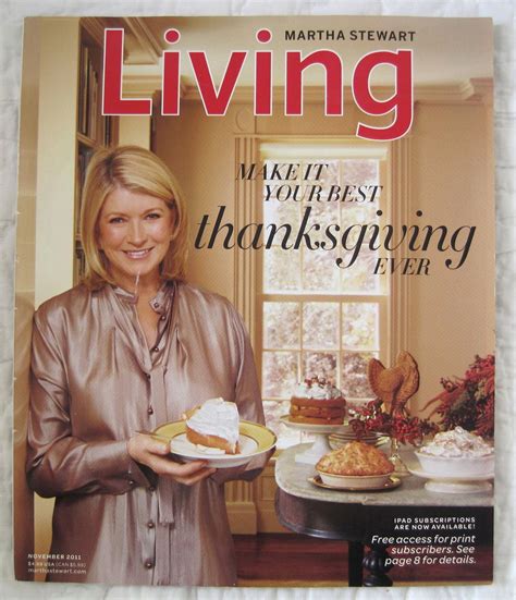 Martha Stewart Living Magazine November 2011 Number 216 - Magazine Back ...