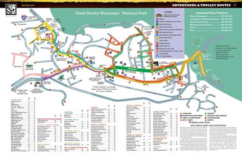 Gatlinburg Attractions Map