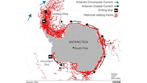 Climate change: Drilling in 'Iceberg Alley' - BBC News