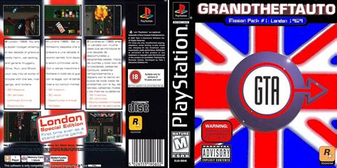 Grand Theft Auto Mission Pack#1: London 1969 PS1 ( GTA London 1969 PSX ...