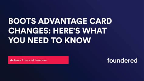 Boots Advantage Card Changes: Here's What You Need To Know - Foundered