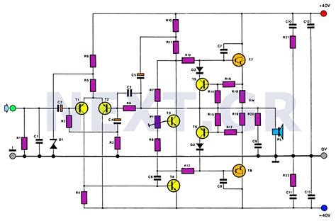 High Power Audio Amplifier Circuit