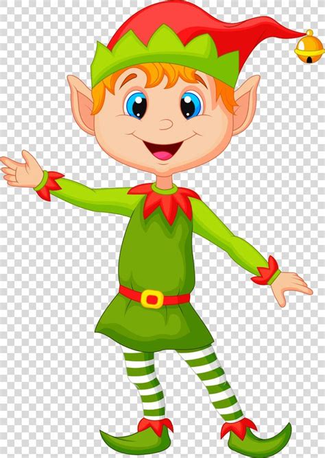 Christmas elf cartoon clip art png free download – Artofit