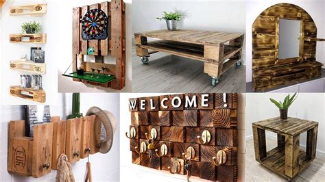 100+ Pallet Wood Projects For You To Try At Home - YouTube