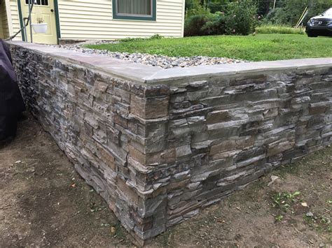 View How To Build Stacked Stone Wall Pics