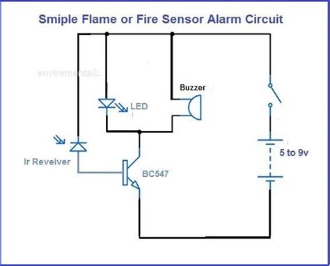 Fire Alarm Sensor Circuit Diagram