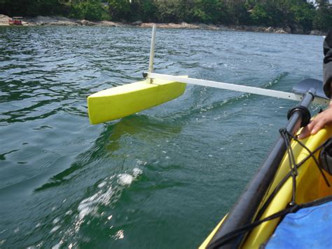 DIY Outriggers For Motorized Offshore Tandem Fishing Kayak ...