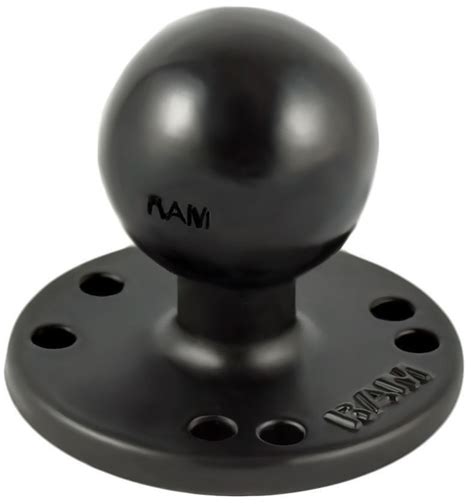 RAM Mount 1.5" C Size Ball with 2.5" Round Base Plate