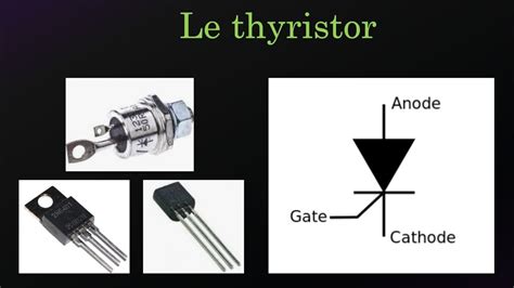 280-453 - Présentation 2 - Le thyristor - YouTube