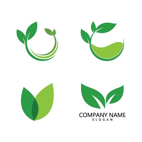 Green leaf logo 2078623 Vector Art at Vecteezy