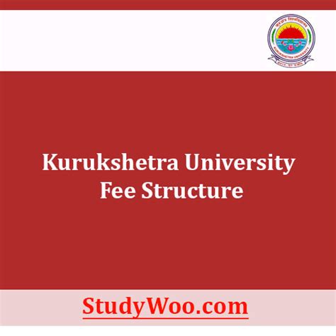 Kurukshetra University Fees Structure and Courses 2024-25