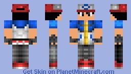 Ash Ketchum Minecraft Skin