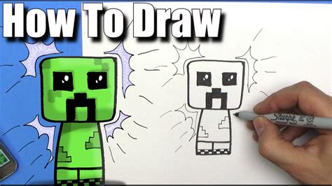 Minecraft Cartoon Drawing at GetDrawings | Free download