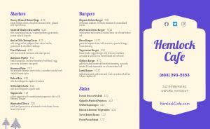 Purple Trees Cafe Takeout Menu Template by MustHaveMenus