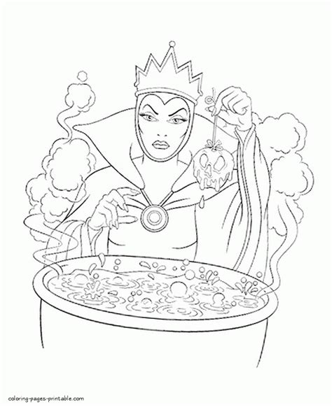 Free Printable Evil Queen Coloring Pages - CamdentePacheco