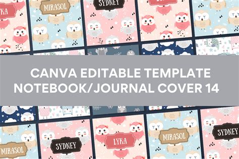 Canva Template Notebook/Journal Cover14 Graphic by Origin Designs PH ...