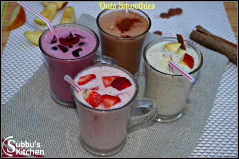 Oats Smoothie - Subbus Kitchen