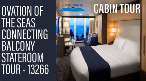 OVATION OF THE SEAS: Balcony Stateroom Tour | Cabin #13266 | Quantum ...