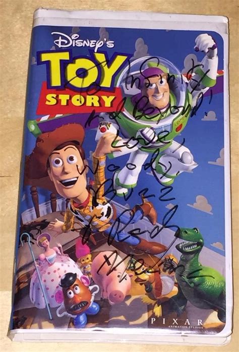 Walt Disney's Toy Story VHS Randy Newman Signed Autograph Cover 1995 ...