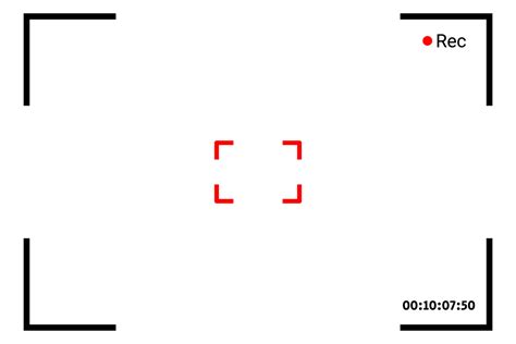 Camera Recording viewfinder overlay Free PNG Download 20906120 PNG