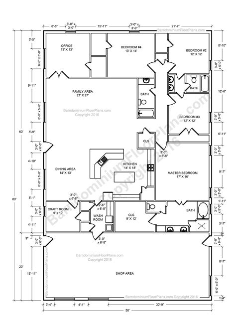 40x60 Pole Barn Floor Plans | Minimalist Home Design Ideas