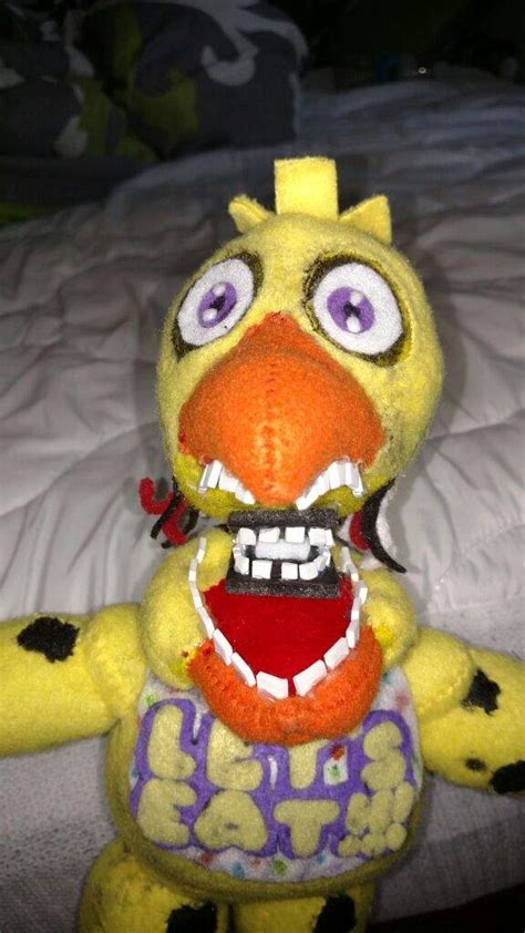 Withered chica plush! | Crafty Amino