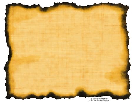 Blank Treasure Map Templates for Children