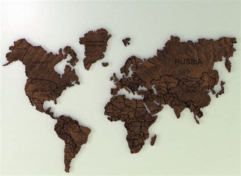 Map World 3 D – Topographic Map of Usa with States