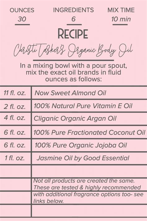 #1 Organic Body Oil Recipe With Jojoba | P.S. This Rocks