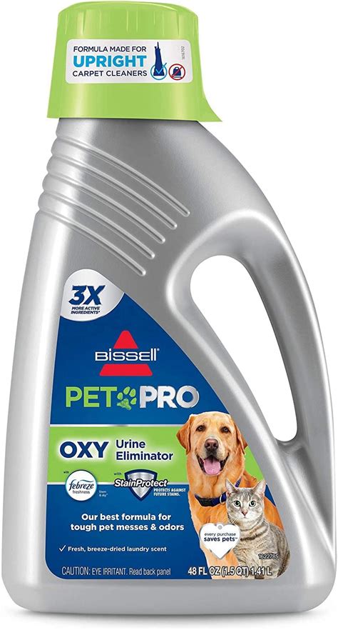 BISSELL Professional Pet Urine Eliminator, Oxy & Febreze Carpet Cleaner ...