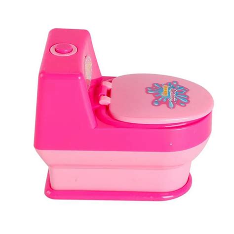 Pink Automatic Toilet Models Kids Cheap Toys Gifts for Girls Boys ...