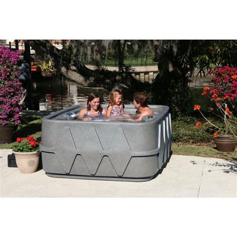 AquaRest Spas Select 400 4-Person Plug and Play Hot Tub with 20 ...