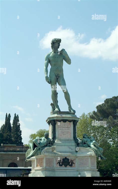 Michelangelo's David florence italy Stock Photo - Alamy