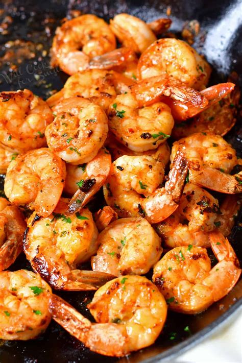 Simple Sautéed Shrimp (15-Minute Dinner) - Will Cook for Smiles