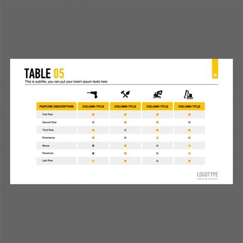 Table Template Vectors & Illustrations for Free Download | Freepik