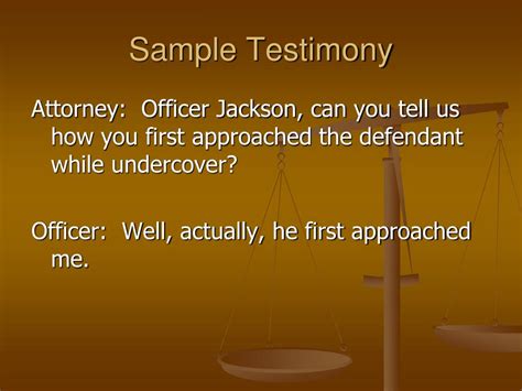 PPT - Courtroom Demeanor and Testimony PowerPoint Presentation, free ...