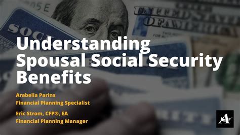 Understanding Spousal Social Security Benefits - YouTube