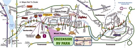 Gatlinburg Attractions Map