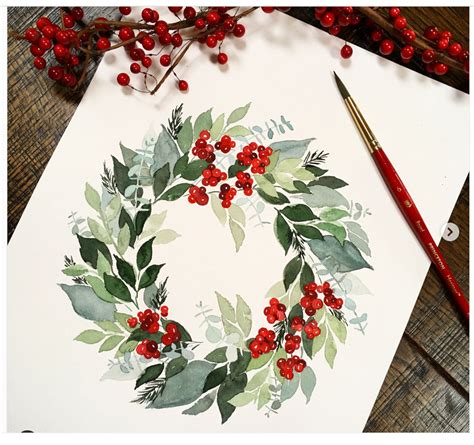 Pin by Tammy Mast on xmas painting | Watercolor christmas cards ...